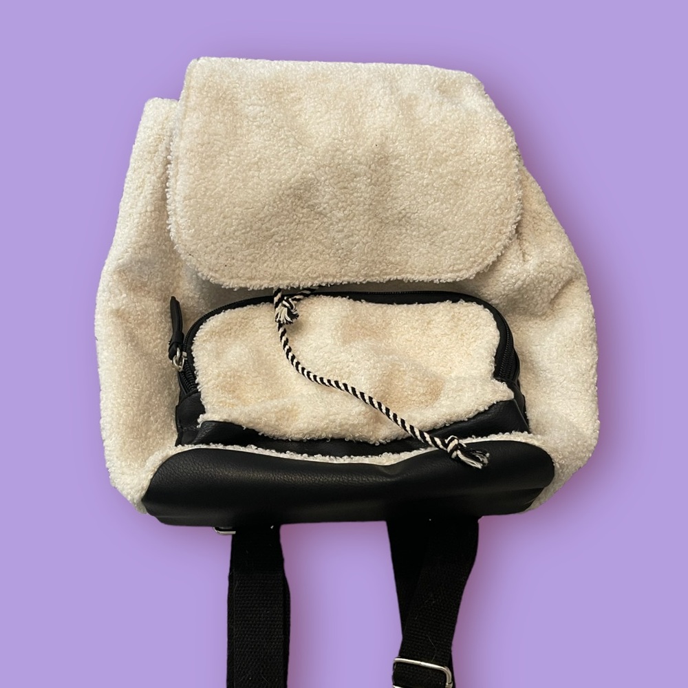 Fuzzy madden girl mini backpack